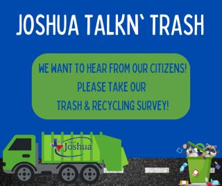 city of joshua|city of joshua trash service.